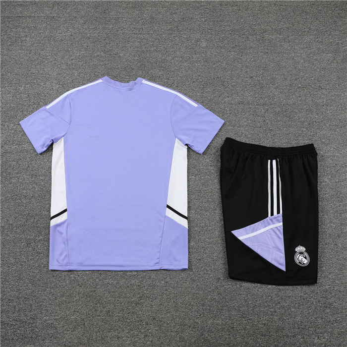 Chandal del Real Madrid Manga Corta 2022-23 Purpura - Pantalon Corto